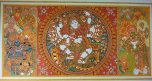 Naveen at Work: Nataraja, Mahaganapathi Vattom Temple, Sultan Bathery, Wynad.
