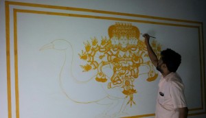 Naveen at Work: Aarumugham, Mahaganapathi Vattom Temple, Sultan Bathery, Wynad