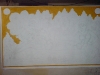 The Making of a Mural: Anantasayanam - Starting with yellow
