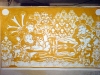 The Making of a Mural: Anantasayanam - Yellow complete, finally!