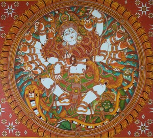 Naveen at Work: Nataraja - detail, Mahaganapathi Vattom Temple, Sultan Bathery, Wynad.