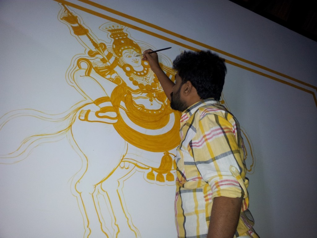 Naveen at Work: Vetta Sastav, Mahaganapathi Vattom Temple, Sultan Bathery, Wynad.